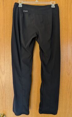 Columbia Omni Shield Hiking Pants Sz 2 Black Outdoor Advanced Repel Water Resist